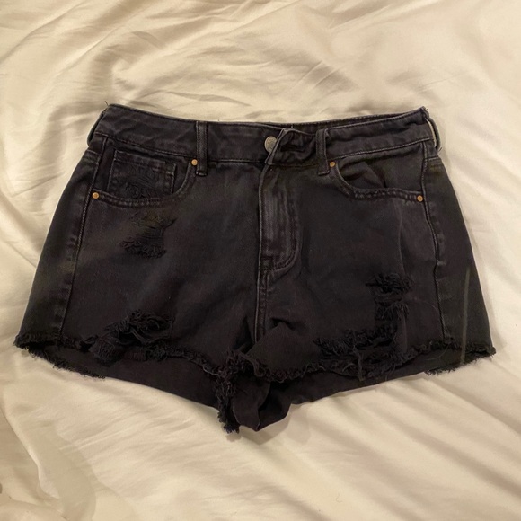 Pacsun black ripped jean shorts - Picture 8 of 8